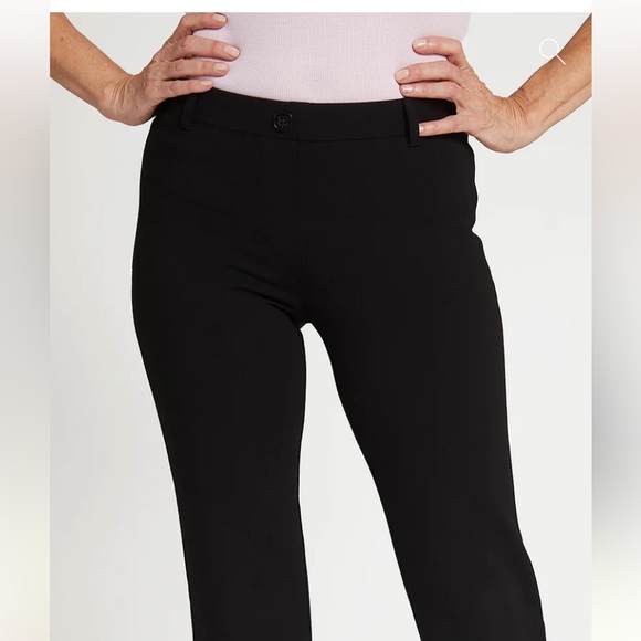 Betabrand Boot-Cut | Classic Dress Pant Yoga Pants‎ Size Large Long Black - Picture 3 of 10